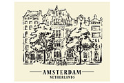Amsterdam Hand Drawn Sketches, an Illustration by Penndpaper (Thumbnail 6 of 16)
