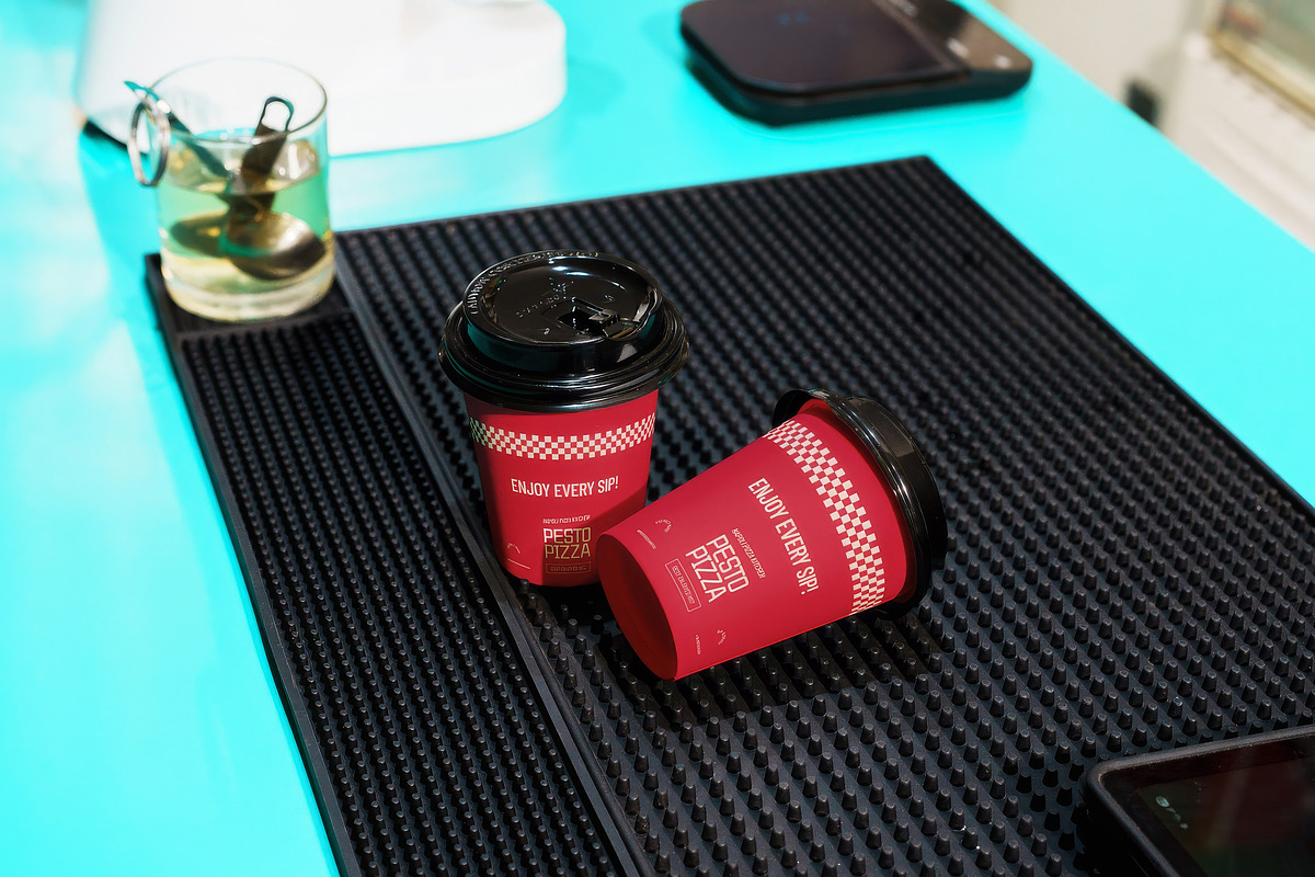 Pizza & Coffee Shop Mockups, a Product Mockup by Vitora Mockup (Photo 12 of 15)