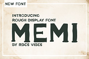 Memi Display Font, a Serif Font by rbcs_vibes (Thumbnail 1 of 5)