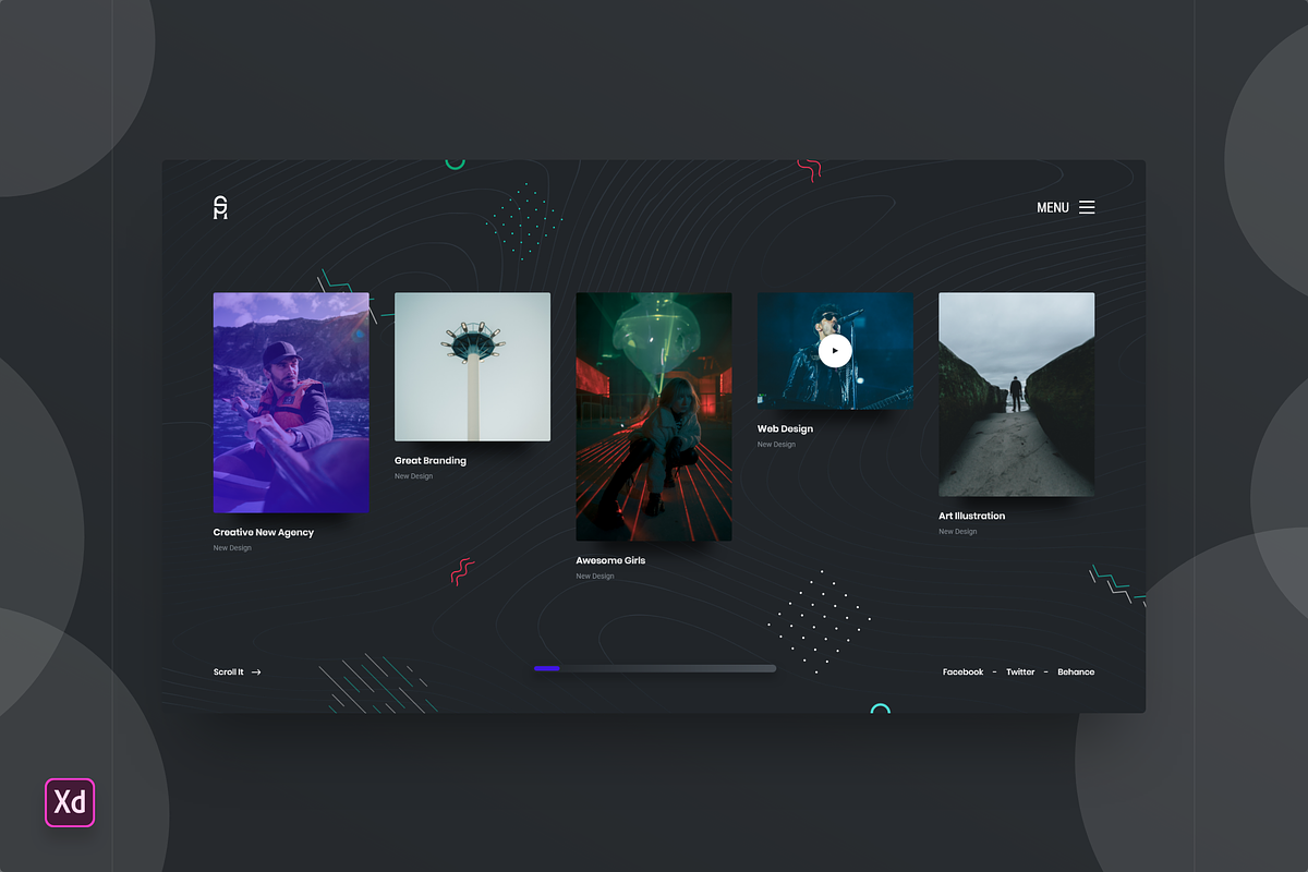 Hero Header Landing Page Template, a Landing Page Template by ExplicitConcepts