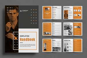 Employee Handbook Template Design, a Brochure Template by ContestDesign
