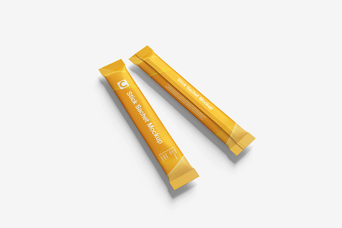 Stick Sachet Mockup, a Packaging Mockup by Indah (Photo 6 of 6)