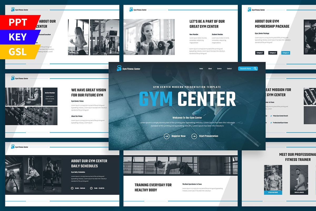 Gym - Center Presentation, a Presentation Template by Haidezign (Photo 1 of 4)