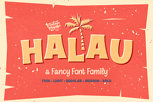 Halau A Fancy Font Family