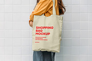 Cotton Shopping Bags Mockup, a Packaging Mockup by Green Art (Thumbnail 1 of 6)
