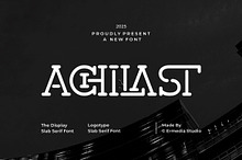 Achilast || Modern Slab Serif Font