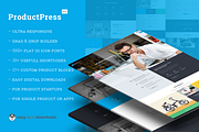 ProductPress EDD WordPress Theme, a WordPress Template by WPTiE (Thumbnail 1 of 6)