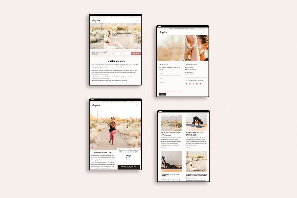 Wellness Coach WordPress Template, a WordPress Template by Digital Diva Design (Photo 7 of 9)