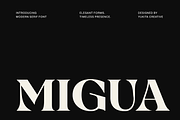 Migua – Timeless Serif, a Serif Font by Yukita Creative (Thumbnail 1 of 10)