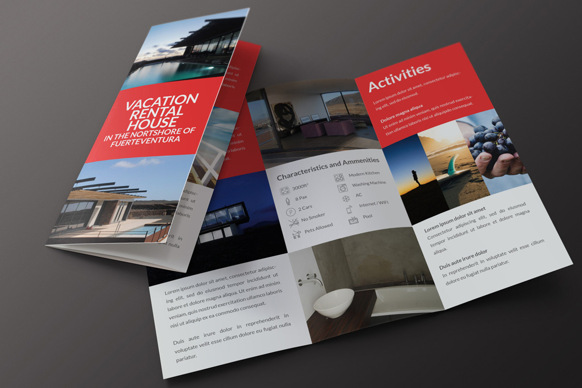 Rent My Home Tri-Fold Brochure, a Brochure Template by creativebythesea (Photo 1 of 8)