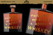 Rooster Scratch handcrafted font, a Handwritten Font by Fat Hamster (Thumbnail 8 of 9)