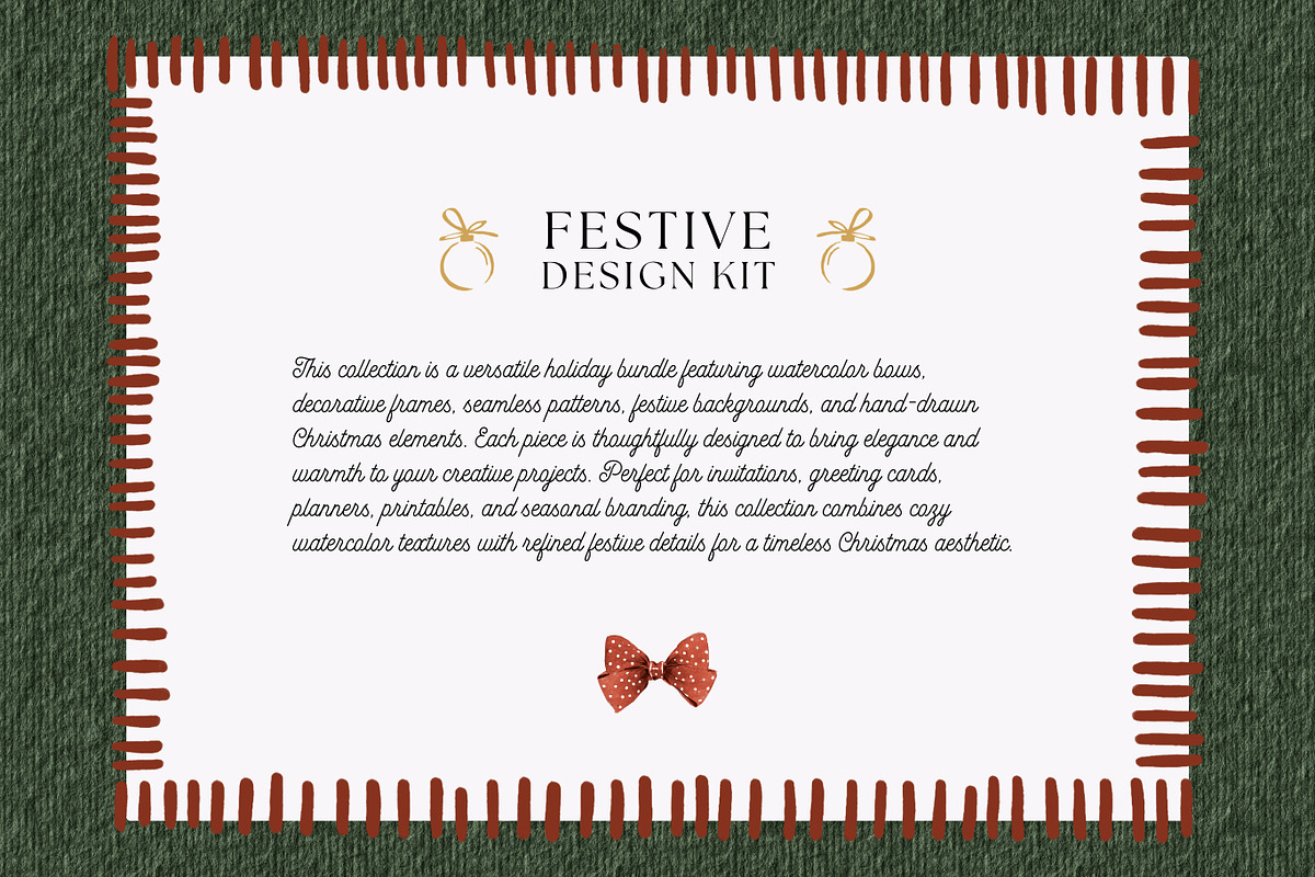 Festive Design Kit, a Seasonal Illustration by PeDe Designs (Photo 6 of 17)