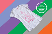 Woman T-Shirt Mockup, a Shirt Mockup by GraphicHero (Thumbnail 3 of 5)