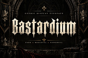 Bastardium, a Blackletter Font by Wow Magic (Thumbnail 1 of 4)