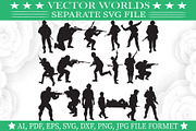 Soldiers Svg, Army, Navy Svg, an Object Graphic by VectorWorlds (Thumbnail 1 of 3)