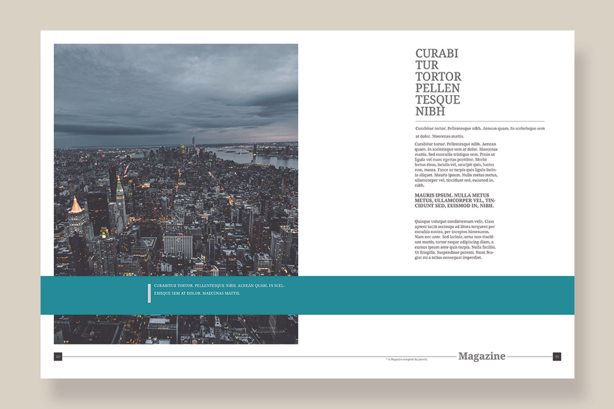 Magazine Template 07, a Magazine Template by pmvch (Photo 9 of 12)