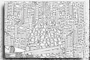 Black and white landscapes, a Texture Illustration by ImHope (Thumbnail 5 of 15)