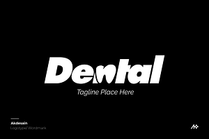 Dental Wordmark Logo, a Branding & Logo Template by Akdesain