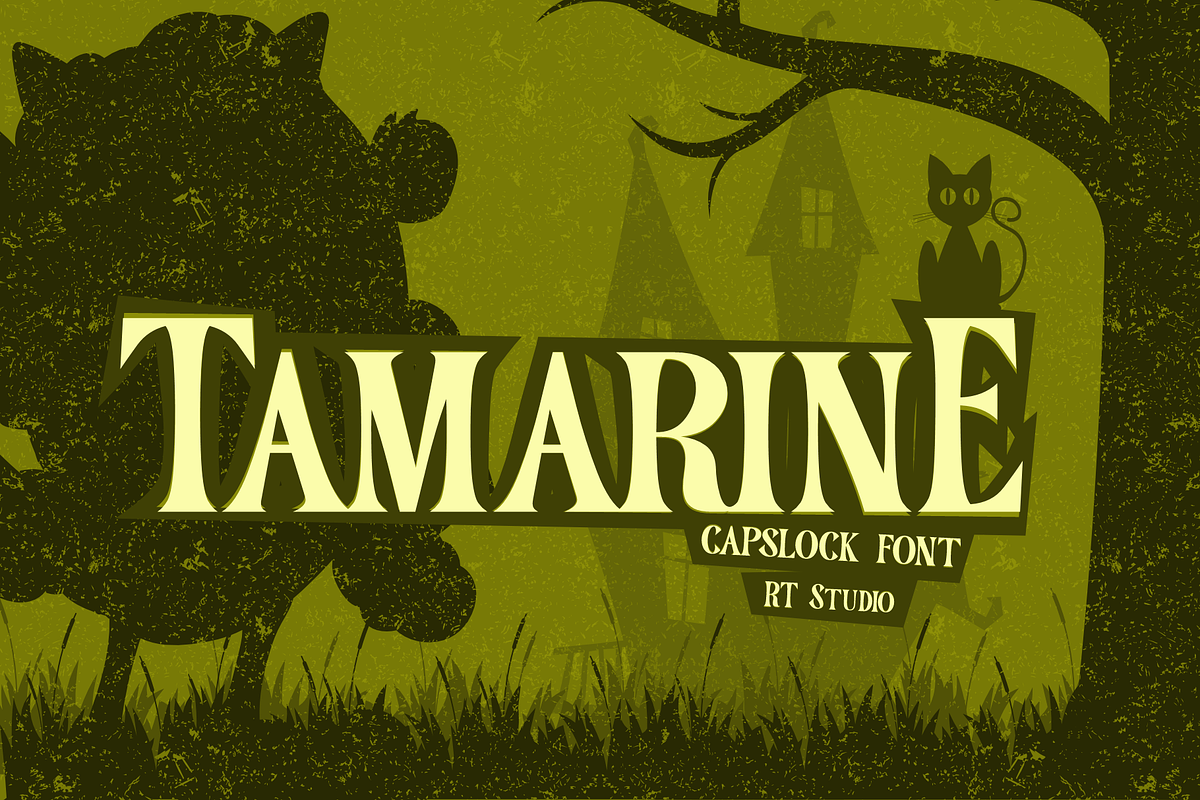 Tamarine: A Classic Cartoon Nostalgi, a Serif Font by RT Studio (Photo 1 of 7)