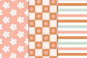 Groovy Retro Seamless Pattern