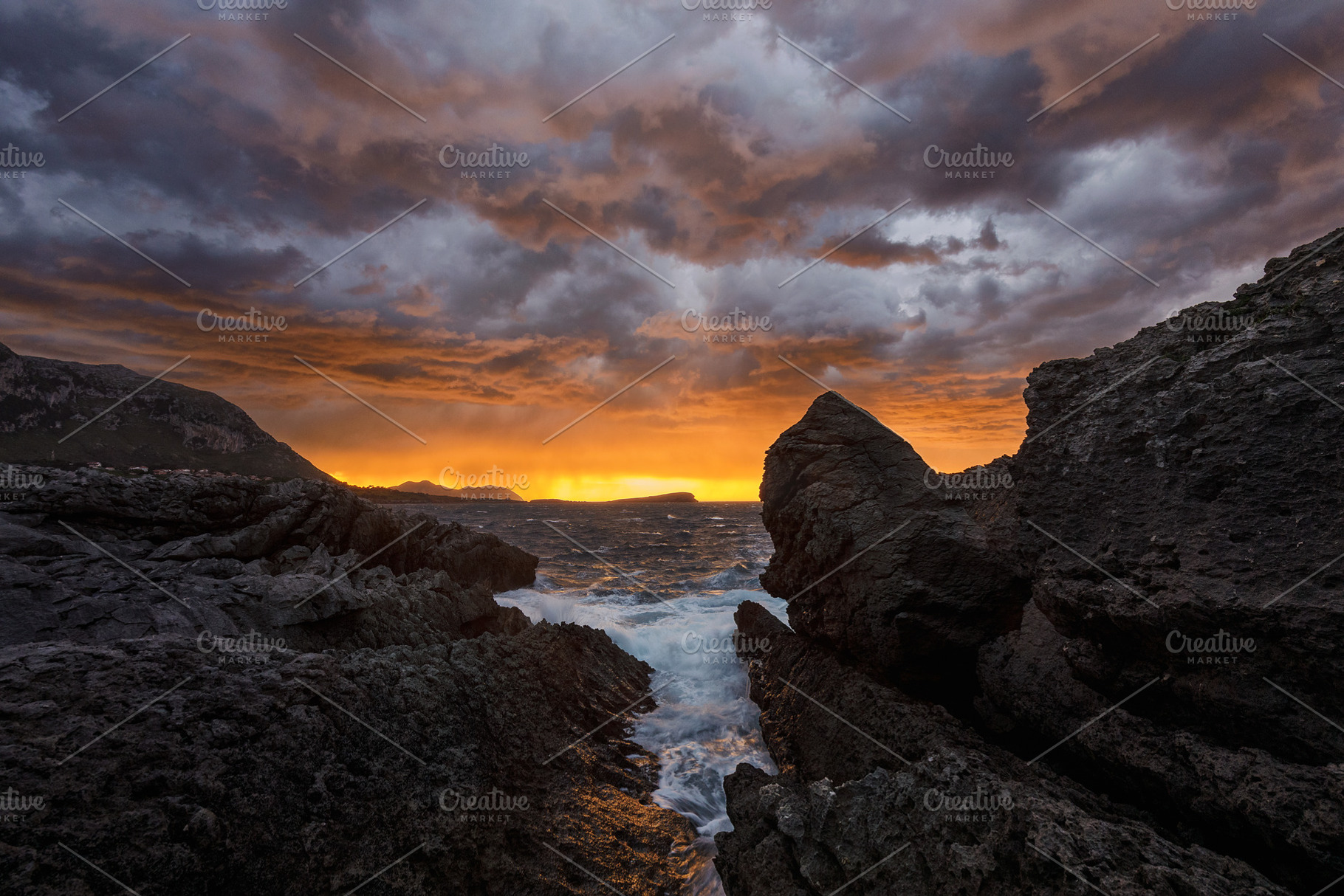 Storm over Sonabia, a Nature Photo by PhotoNature