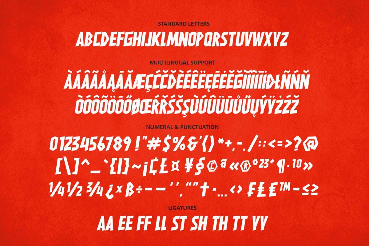 HARDLINERS - Extreme Games Font, a Font by HIRO.std (Photo 10 of 15)