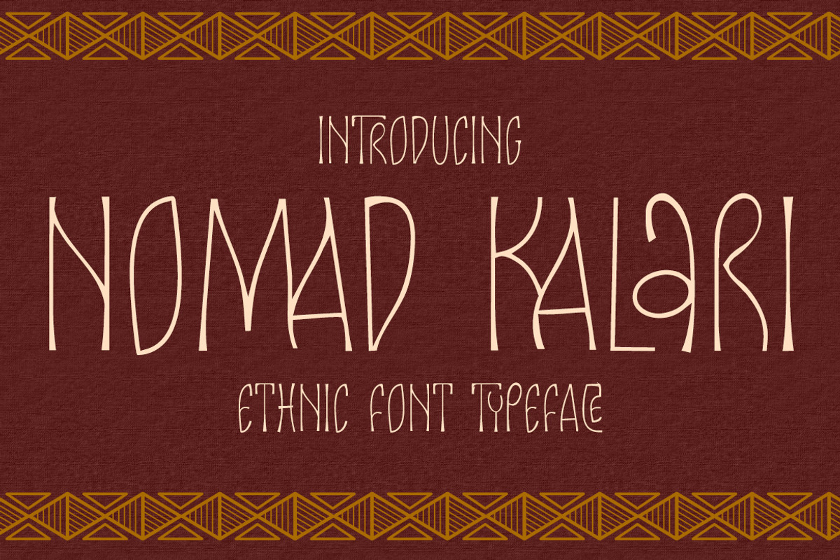 Nomad Kalari, a Handwritten Font by Get Studio (Photo 1 of 13)