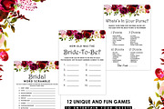 Bridal Shower Games, Set of 12, a Graphic by Wow Designs (Thumbnail 5 of 5)