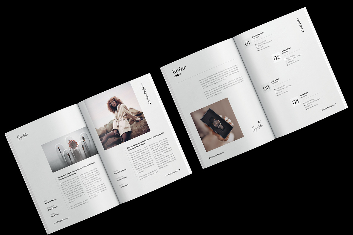 The Lifestyle Magazine Template, a Magazine Template by NorthPeak (Photo 10 of 13)