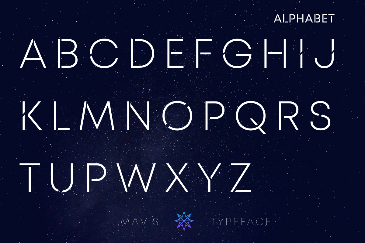 MAVIS SANS - FUTURISTIC TYPEFACE, a Sans Serif Font by CCS Type (Photo 17 of 20)