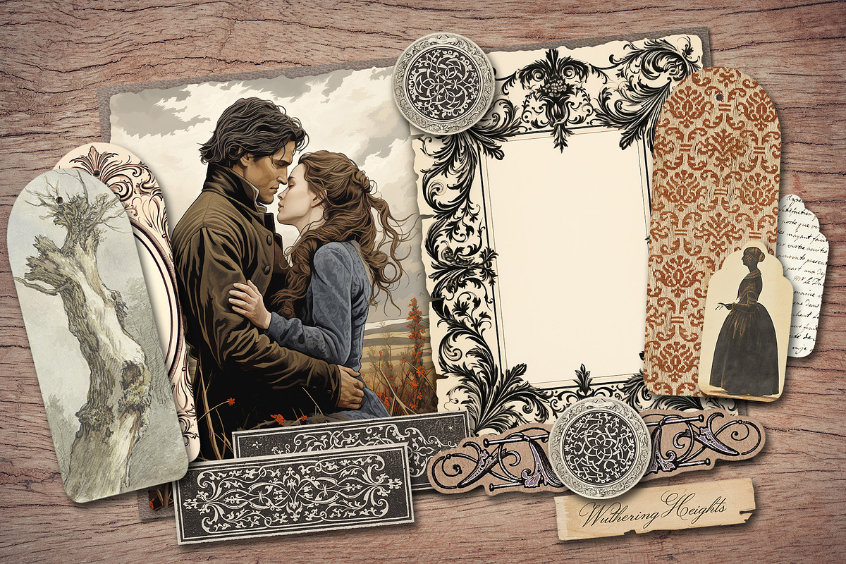 Wuthering Heights Scrapbook Kit, a Person Illustration by Secret Helper (Photo 7 of 8)