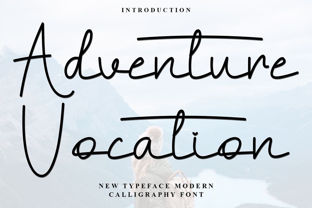 Adventure Vocation, a Handwritten Font by InermediaSTUDIO (Photo 1 of 9)