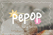 Pepop - Playful Handwritten Font