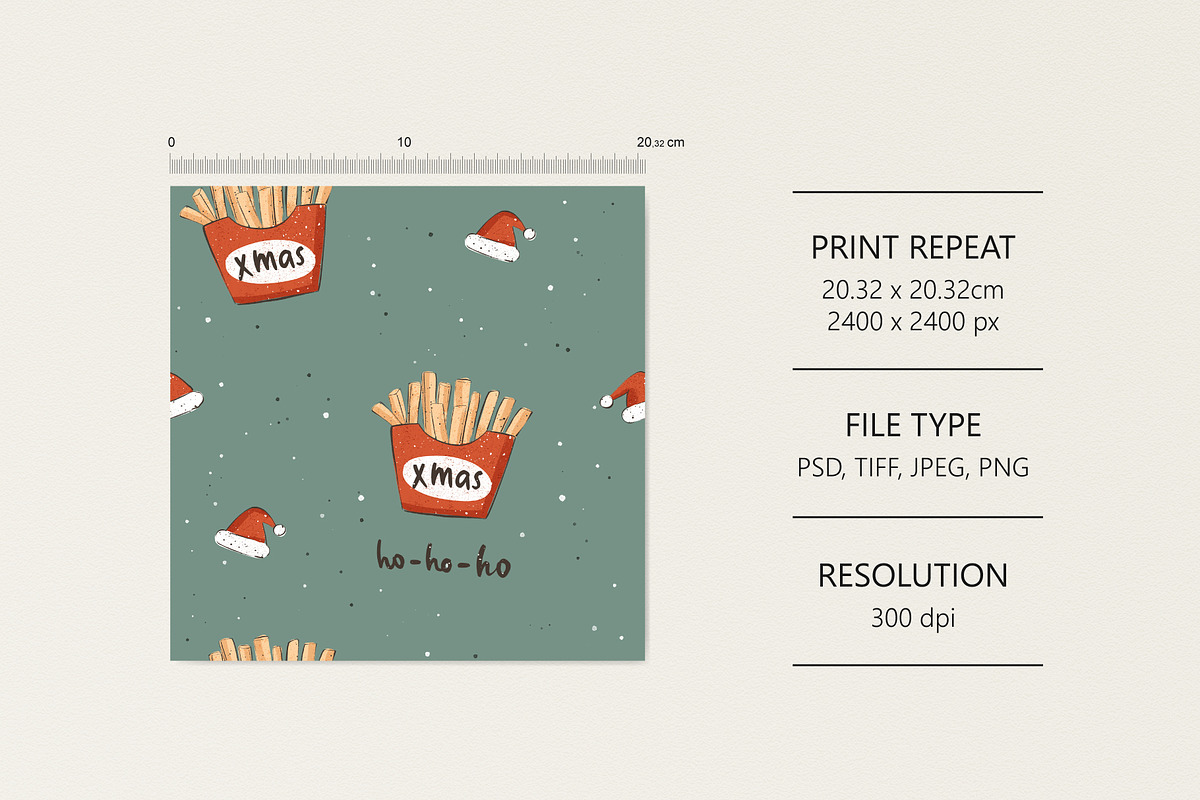 Pattern: Christmas, a Pattern Graphic by Olena Kuznietsova (Photo 2 of 5)