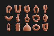 3D Abstract Vase, an Object 3D Model by Rakata Studio (Thumbnail 2 of 3)