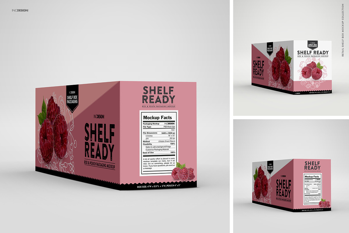 Retail Shelf Box 22 Packaging Mockup, a Packaging Mockup by INCDesign (Photo 6 of 11)