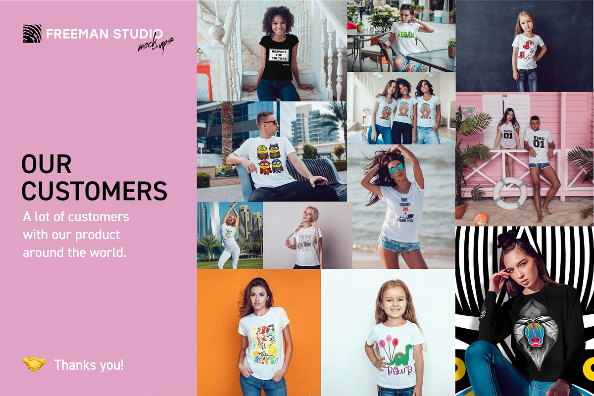 Girl's Tank-Top Mock-Up Set, a Shirt Mockup by Freeman Studio (Photo 6 of 9)