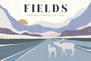 Fields - Landscape Creator, an Animal Illustration by Alina Sh (Thumbnail 1 of 9)