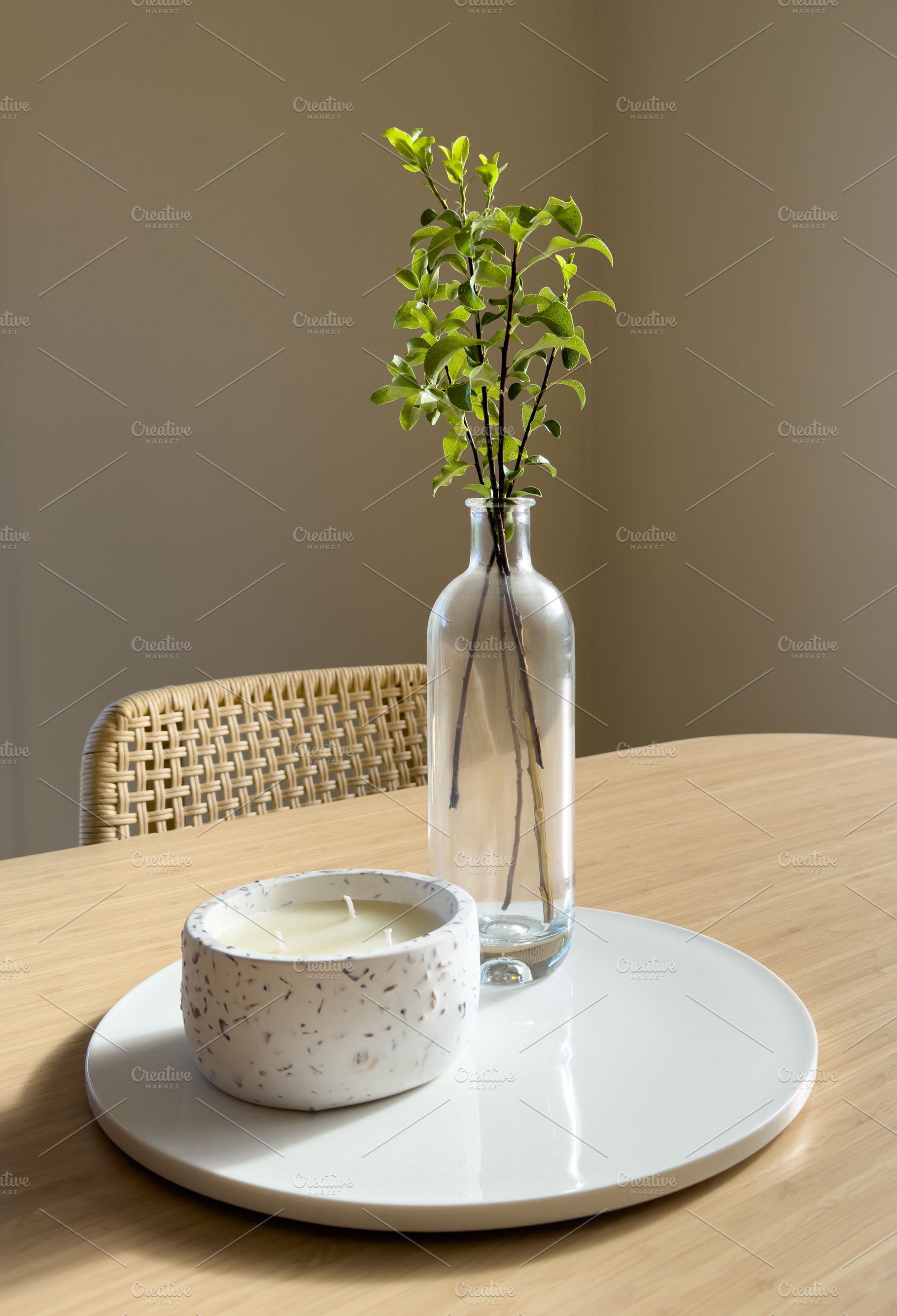 Modern Still Life Vase On Table, an Abstract Photo by THP Creative