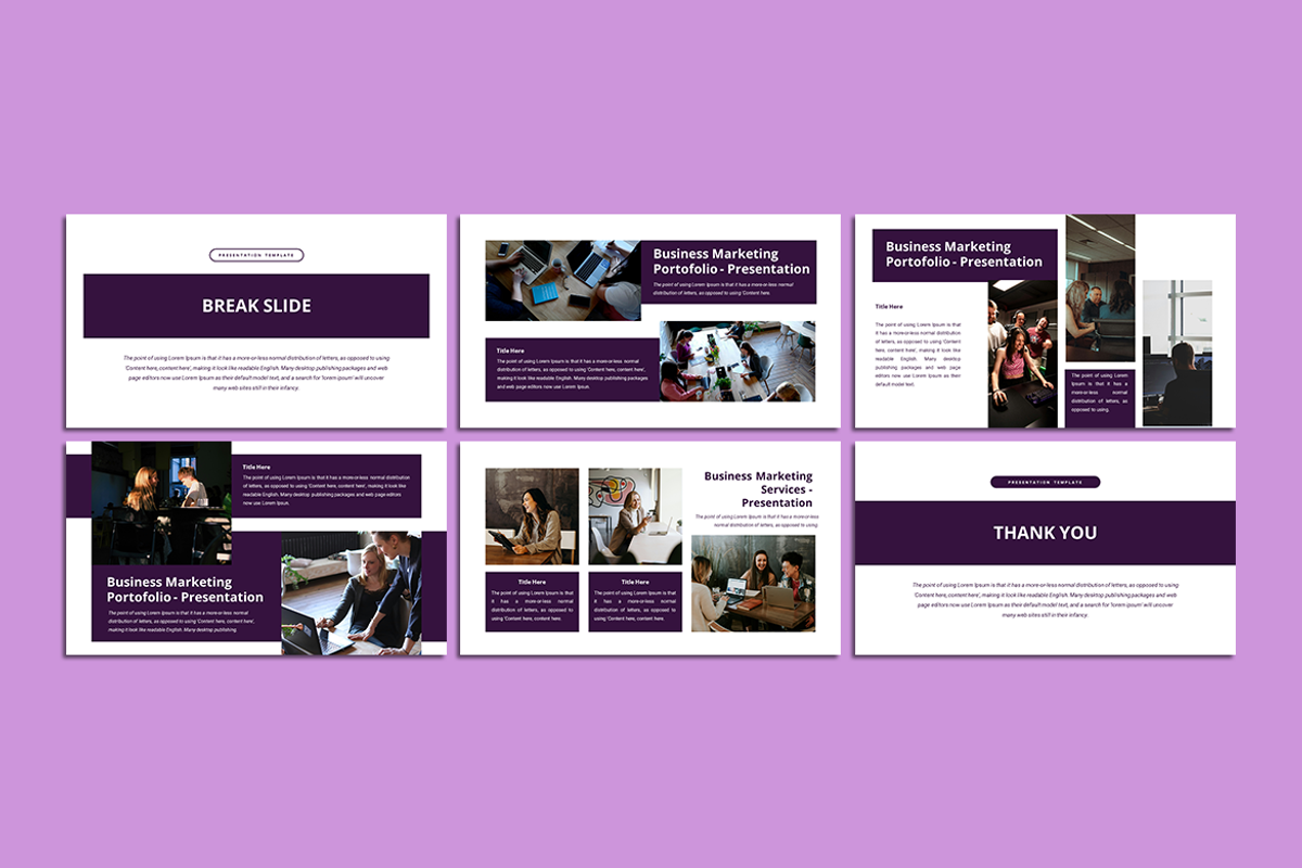 Business Marketing Proposal Keynote, a Presentation Template by QR Design Studio (Photo 3 of 3)