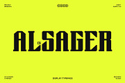 CS Alsager – Industiral Font, a Serif Font by Craft Supply Co. (Thumbnail 1 of 8)