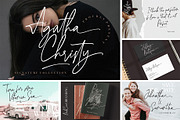 When Modern Meet Vintage Font Bundle, a Script Font by Creatype Studio (Thumbnail 2 of 45)