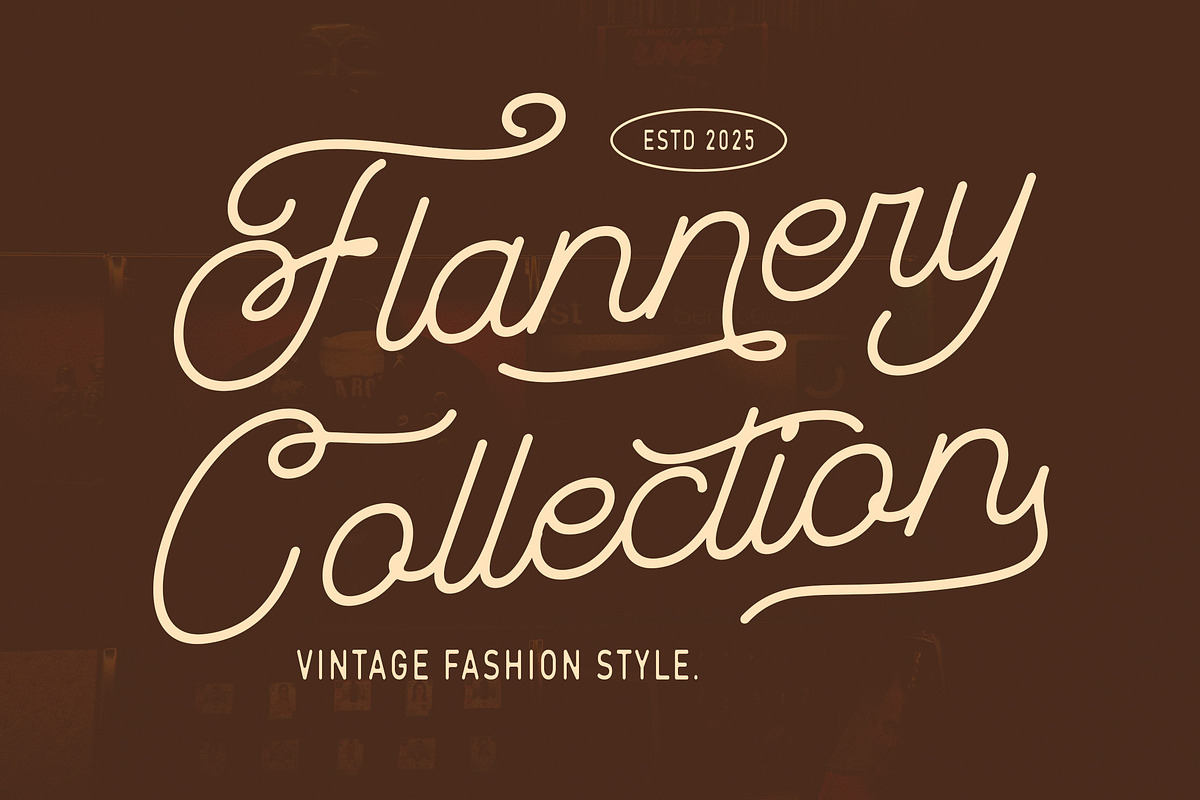 Excilente - Monoline Font, a Script Font by Arendxstudio (Photo 5 of 7)