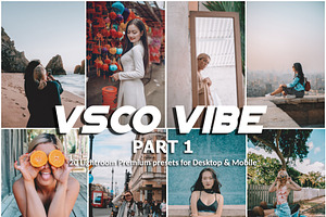 20 Lightroom Presets VSCO Vibe p1