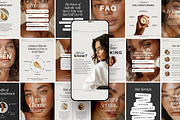 Skincare Instagram Templates, a Social Media Template by Studio Loire (Thumbnail 1 of 13)