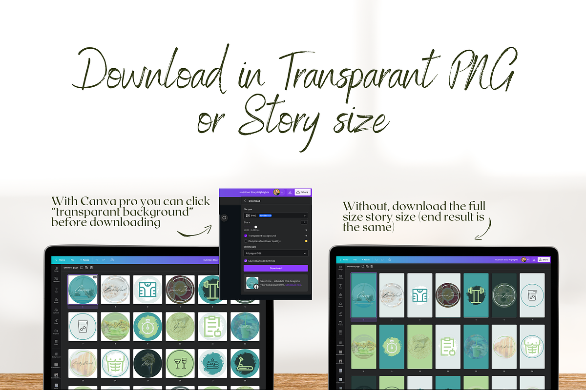 Health Instagram Highlight covers, a Social Media Template by The Social Stuff (Photo 9 of 10)