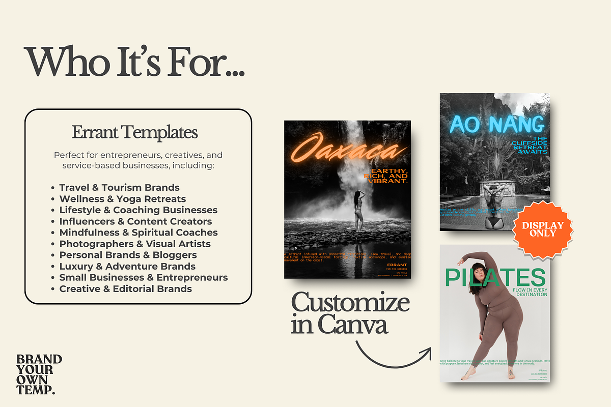 BEACHY TRAVEL INSTAGRAM TEMPLATES, a Templates & Theme by BYOTstudios (Photo 10 of 11)
