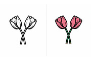 Minimalist Tulip Line, an Object Graphic by Designer_Momina (Thumbnail 4 of 5)