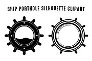 Porthole SVG Clipart Silhouette SVG, an Object Illustration by Gfx Expert Team (Thumbnail 2 of 3)