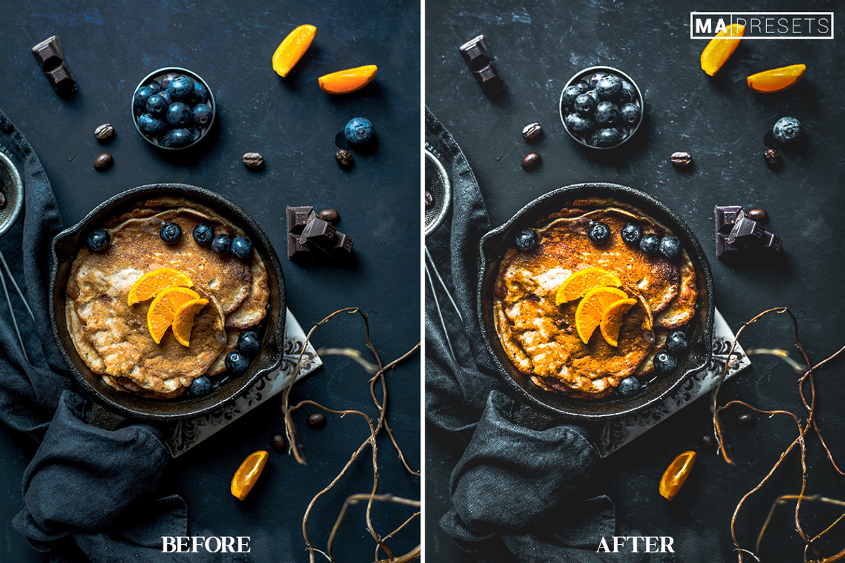 10 DARK FOOD Lightroom Presets, a Preset Add-On by MaPresets (Photo 2 of 14)